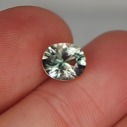 USA Cut! American Gemstone! Bi-Color Oregon Sunstone 1.81 ct GL