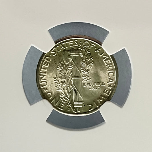 Mercury Dime 1945 D 10C MS 65 3862558-008