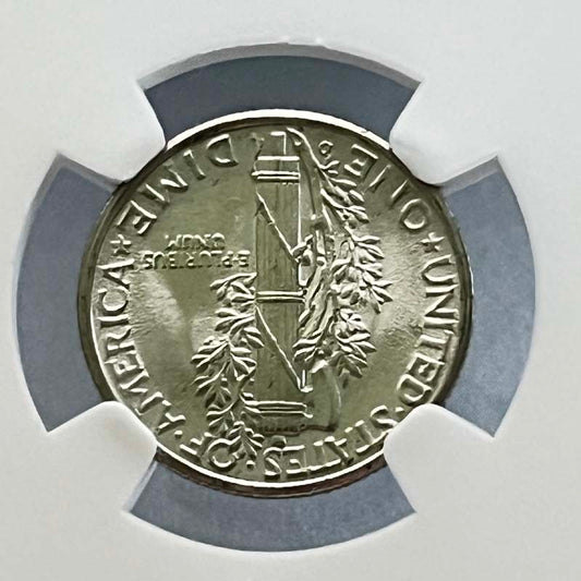 Mercury Dime 1944 D 10C MS 65 4521786-101