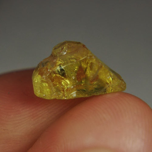 Natural Yellow Apatite Facet Rough — 11.24 ct, Durango, Mexico (GL)