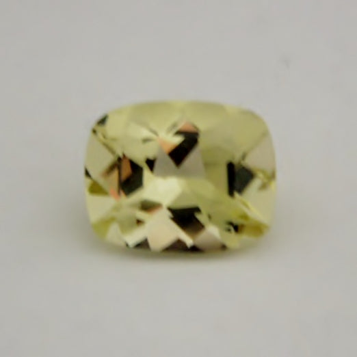 Natural Yellow Orthoclase (Feldspar) — 3.38 ct, East Africa, Antique Cushion