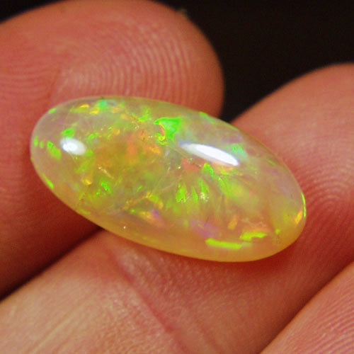 Multi-Color Fire! Fine Quality Welo Opal 3.93 ct GL