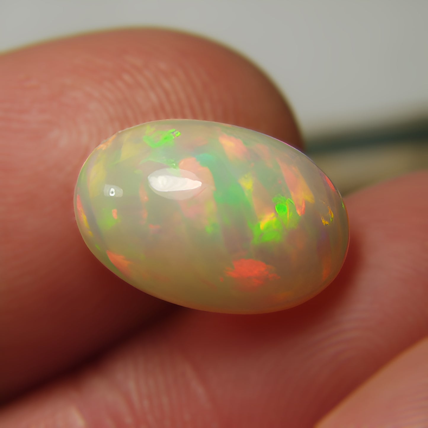 Superior Multi-Color Fire! Fine Quality Welo Opal 5.37ct GL