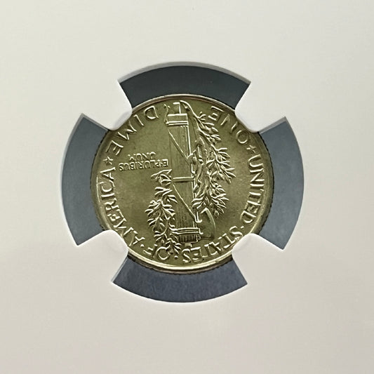 Mercury Dime 1942 D 10C MS 65 4811446-037