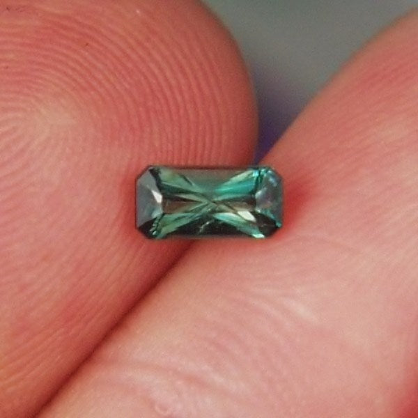 Natural Grandidierite — 0.51 ct, Madagascar, Emerald Cut (GL)