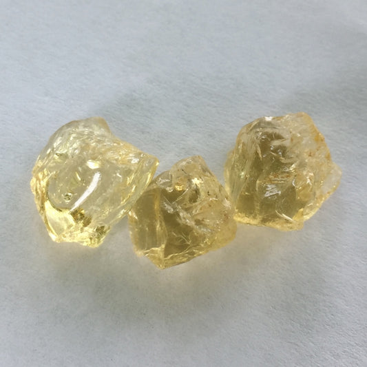 Yellow Scapolite - Wernerite Facet Rough Tanzania 21.82 ct tw