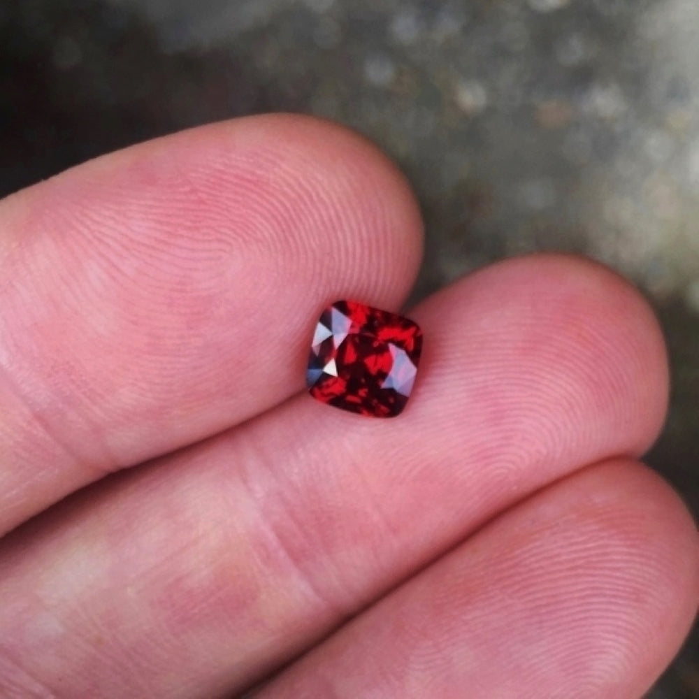 Crimson Red! Natural Burmese Spinel 1.25 Carat