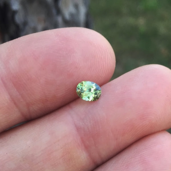 Natural Demantoid Garnet — 0.61 ct, Namibia, Portuguese Oval