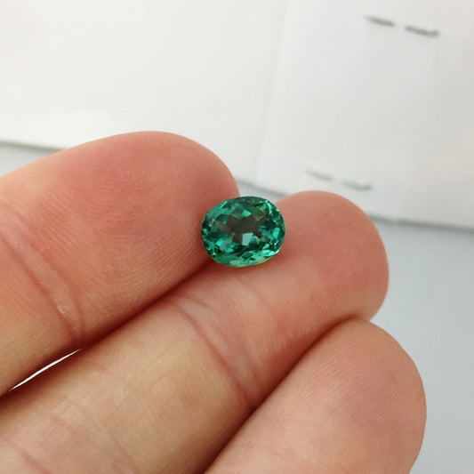 Color! Bright Blue Green Tourmaline Afghanistan 1.90 ct GL