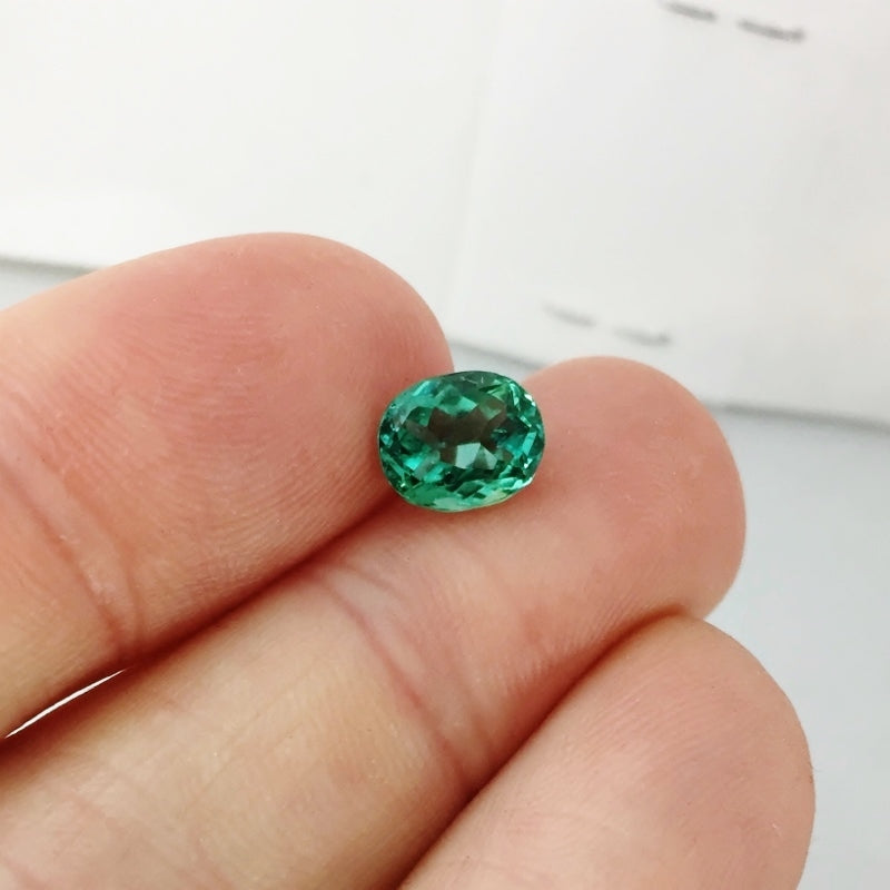 Color! Bright Blue Green Tourmaline Afghanistan 1.90 ct GL