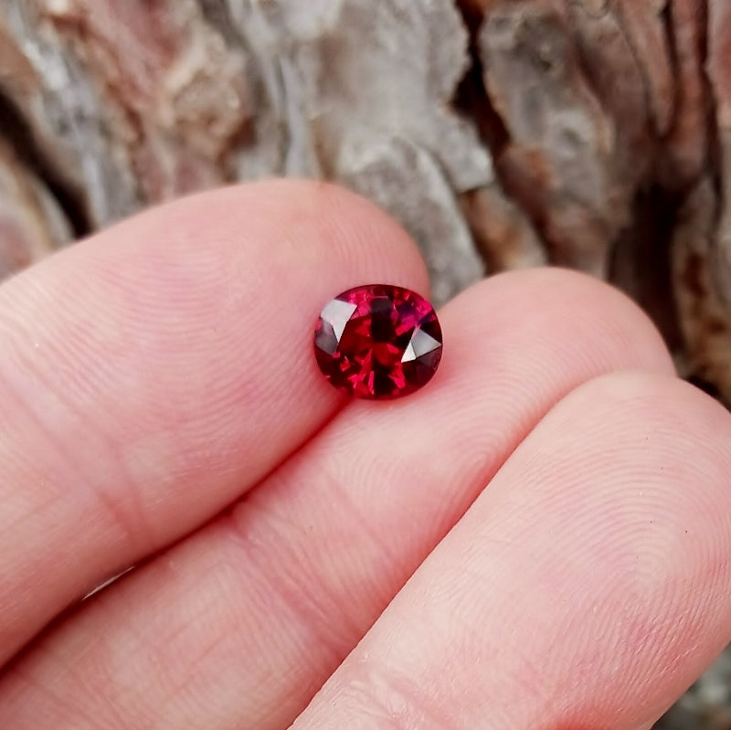 Crimson Red! Natural Burmese Spinel 1.74 Carat GL