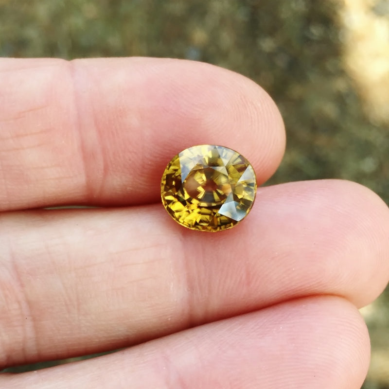 Big & Bright! Natural Unheated Yellow Zircon Sri Lanka 8.99 Carats