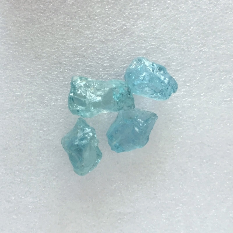 Nice Color! Aquamarine Facet Rough Nigeria 26.35 grams