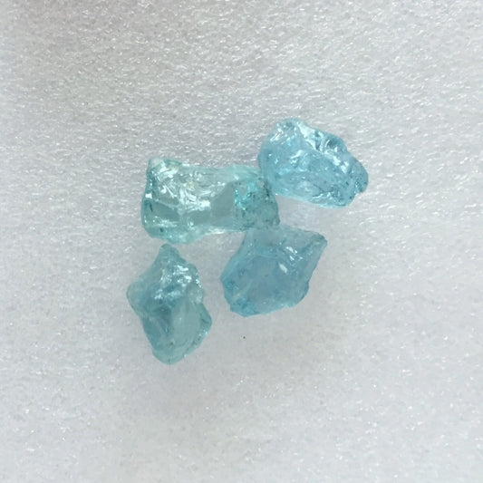 Nice Color! Aquamarine Facet Rough Nigeria 26.35 grams