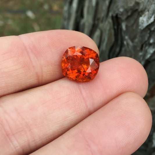 Natural Clinohumite — 7.64 ct, Pakistan–Afghanistan Border Region (GL)