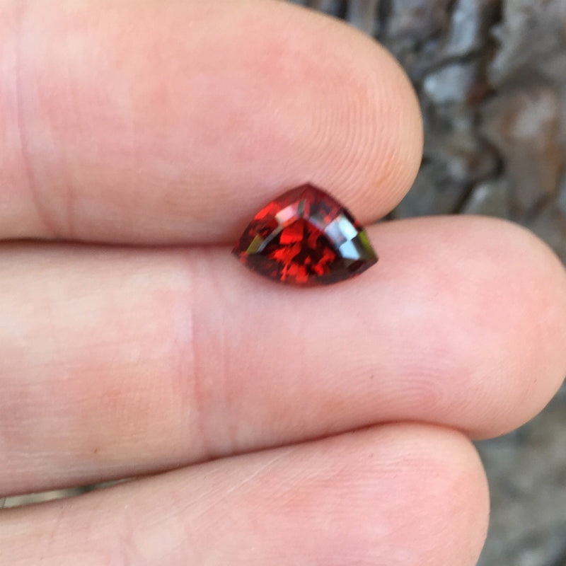 Natural Spessartite Garnet — 2.97 ct, Nigeria, Shield Cut