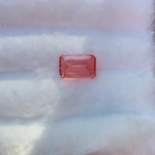 Natural Rhodochrosite — 2.01 ct, Peru, Emerald Cut (GL)