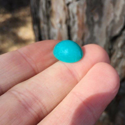 Natural Gem Silica — 8.12 ct, United States (Arizona), Oval Cabochon (GL)