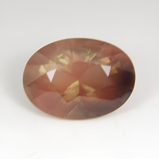 Natural Sunstone — 17.75 ct, United States (Oregon), Modified Oval Brilliant (GL)