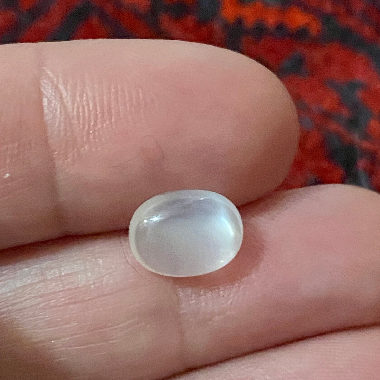 Nice Natural White Moonstone Cabochon Oval 2.47 carats