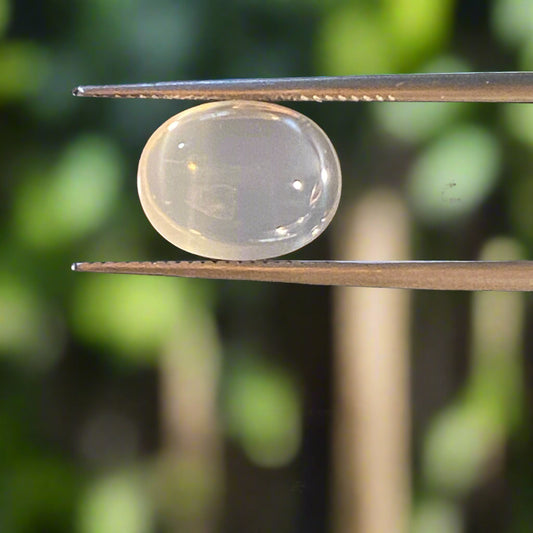 Nice Natural White Moonstone Cabochon Oval 2.47 carats