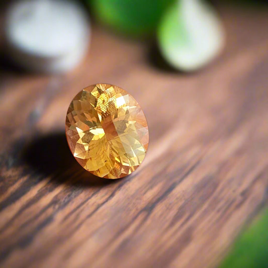 Brilliant Natural Citrine – 10.94 Carats of Liquid Gold