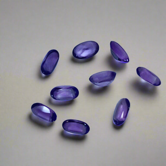 Natural Amethyst Lot — 9 Pieces, 0.20 ct each, Brazil, Oval
