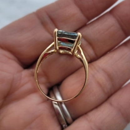Quality! 14 Karat Natural Brazil Aquamarine Ring