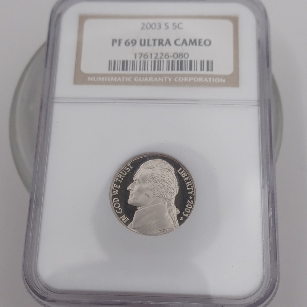 2004 S Handshake 5C PF 69 Ultra Cameo