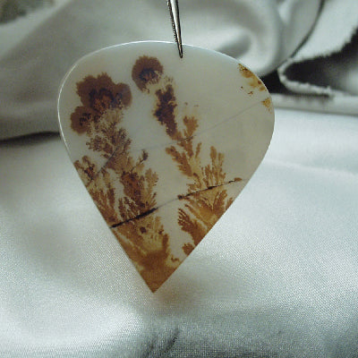 All Natural! Fine Quality Pear Fern Dendritic Agate India