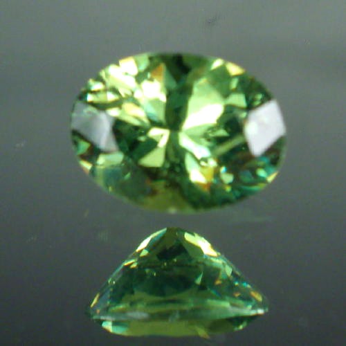 Natural Demantoid Garnet — 0.60 ct, Namibia, Portuguese Oval