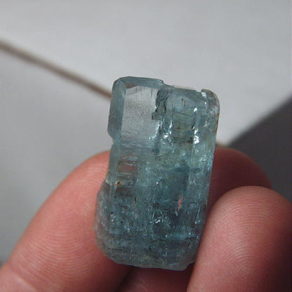 BLUE! Terminated Aquamarine Beryl Crystal Namibia