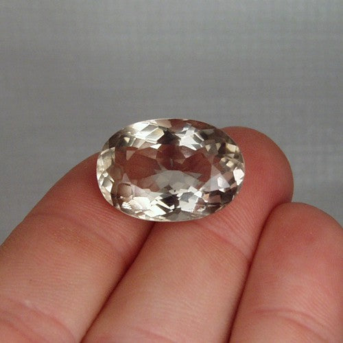 Natural Smoky Quartz — 26.07 ct, Afghanistan, Oval Cut