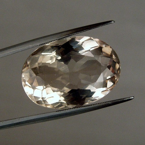 Natural Smoky Quartz — 26.07 ct, Afghanistan, Oval Cut