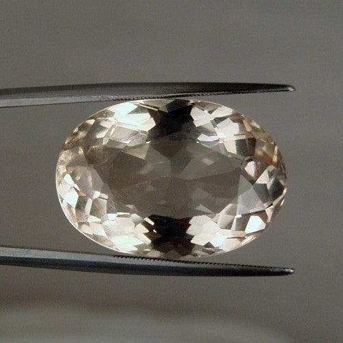 Natural Smoky Quartz — 26.07 ct, Afghanistan, Oval Cut