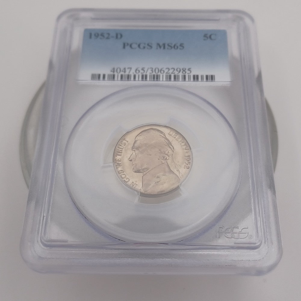 1952-D 5C PCGS MS65
