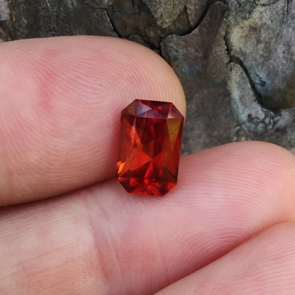 Orange-Red Oregon Sunstone — 3.06 ct | USA Cut (GL)
