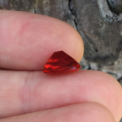 Orange-Red Oregon Sunstone — 3.06 ct | USA Cut (GL)