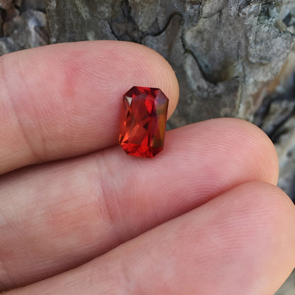 Orange-Red Oregon Sunstone — 3.06 ct | USA Cut (GL)