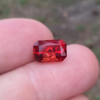 Orange-Red Oregon Sunstone — 3.06 ct | USA Cut (GL)