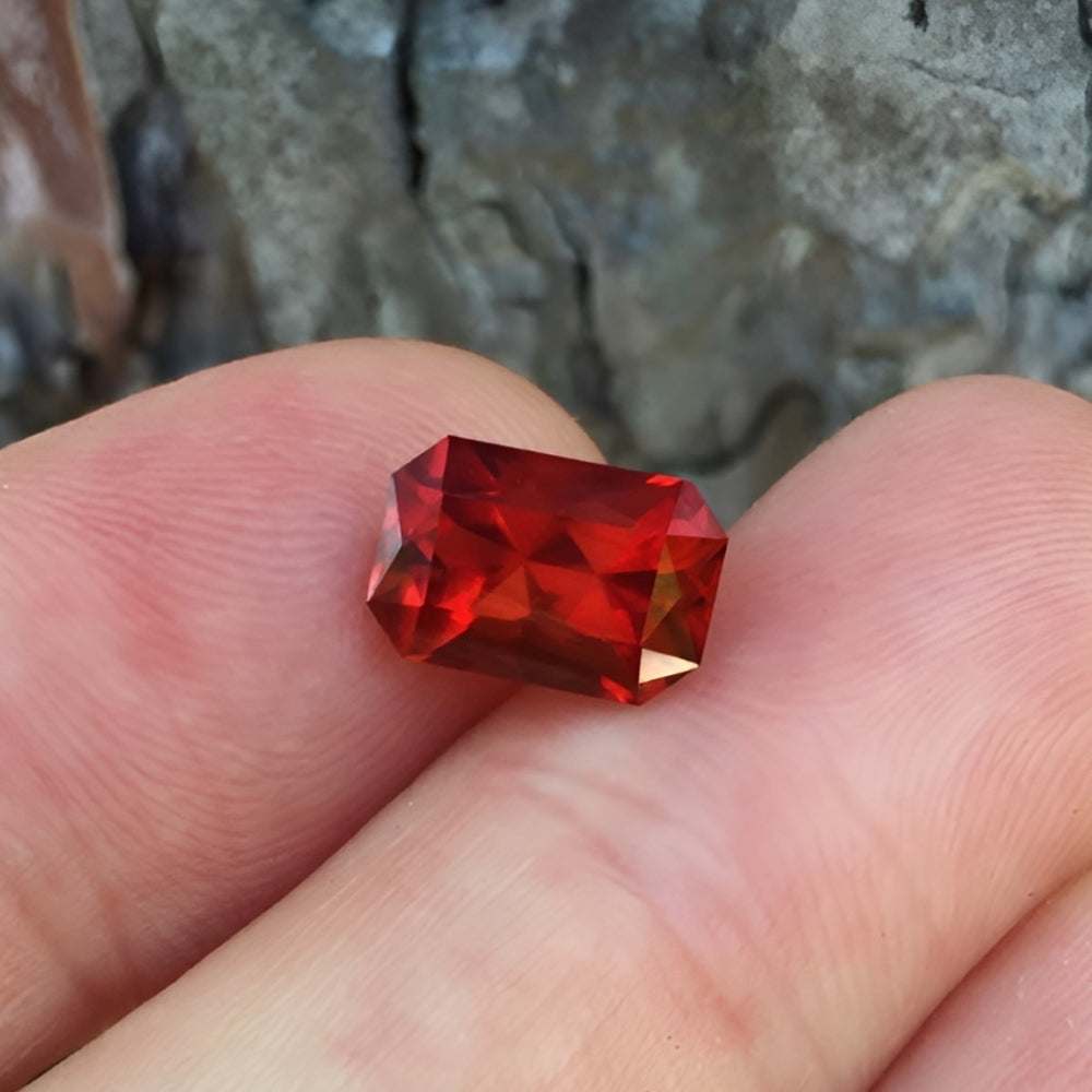 Orange-Red Oregon Sunstone — 3.06 ct | USA Cut (GL)