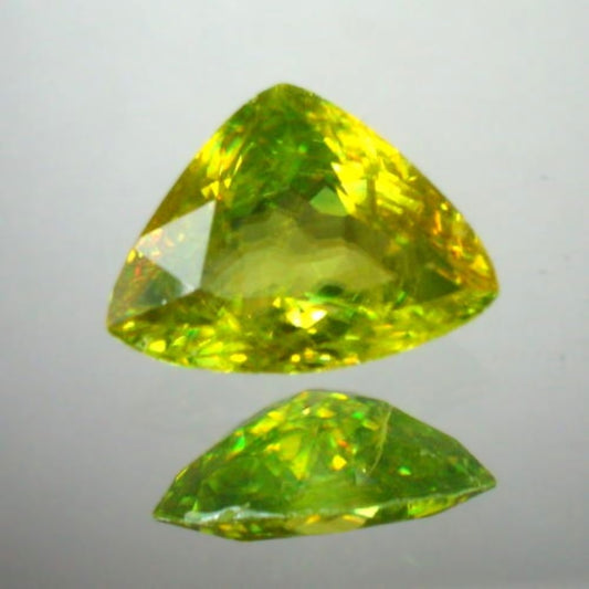 Multi Color Fire! Natural Sphene Pakistan 2.20 ct