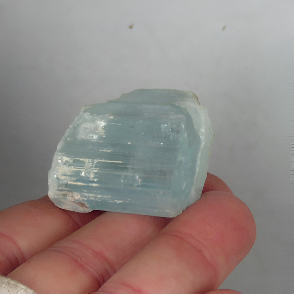 Terminated Aquamarine Beryl Crystal Specimen Pakistan
