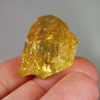 Big! Golden Scapolite Crystal Specimen Tanzania 82 ct