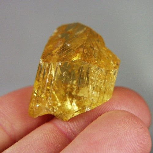 Big! Golden Scapolite Crystal Specimen Tanzania 82 ct