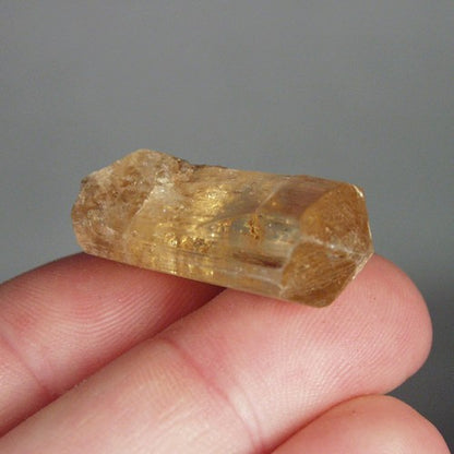 Collectors! Facet Grade Golden Scapolite Crystal Tanzania