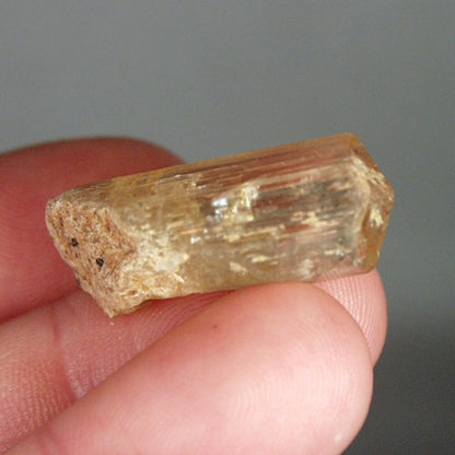Collectors! Facet Grade Golden Scapolite Crystal Tanzania