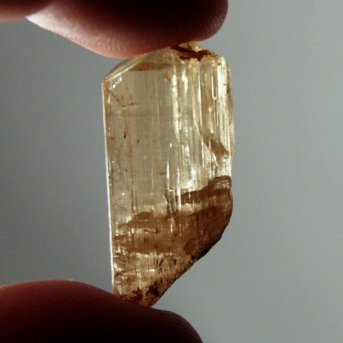 Collectors! Facet Grade Golden Scapolite Crystal Tanzania