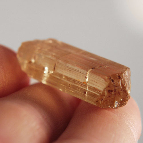 Collectors! Facet Grade Golden Scapolite Crystal Tanzania