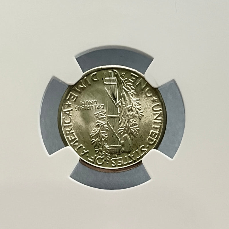 Mercury Dime 1945 D 10C MS 65 3862558-008